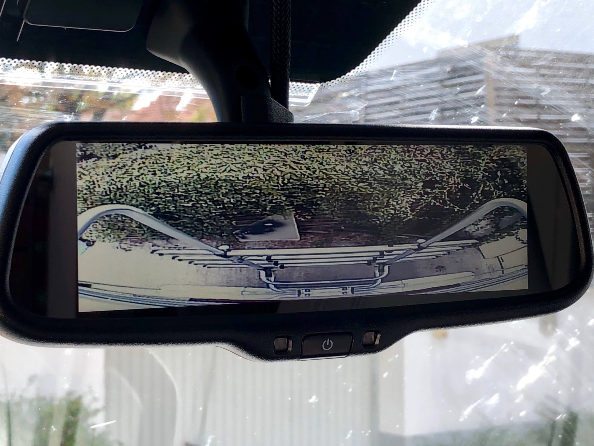 Kamerabild im Spiegel – Fiat Ducato Wohnmobil