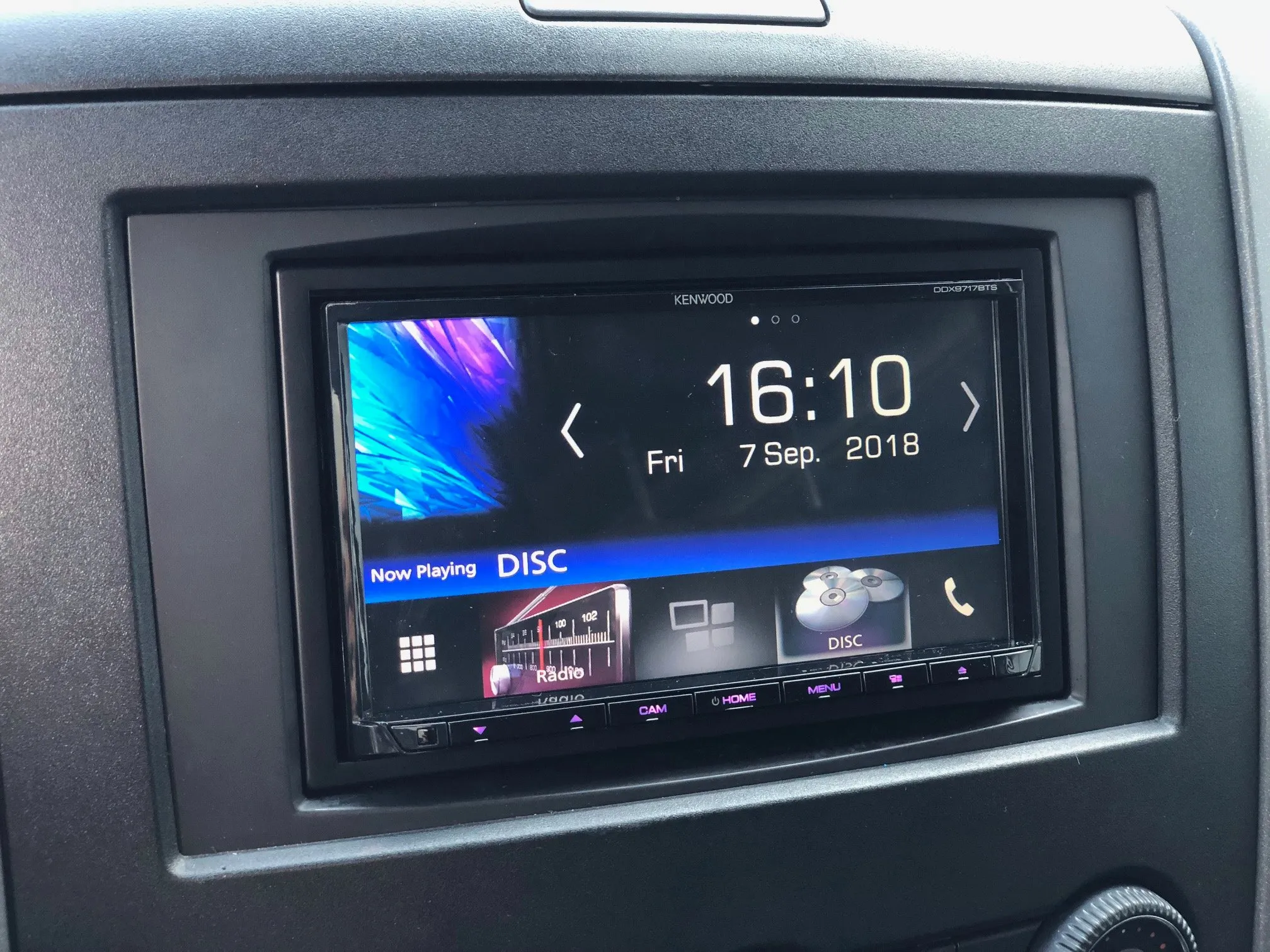 Kenwood Startbildschirm – Mercedes Sprinter
