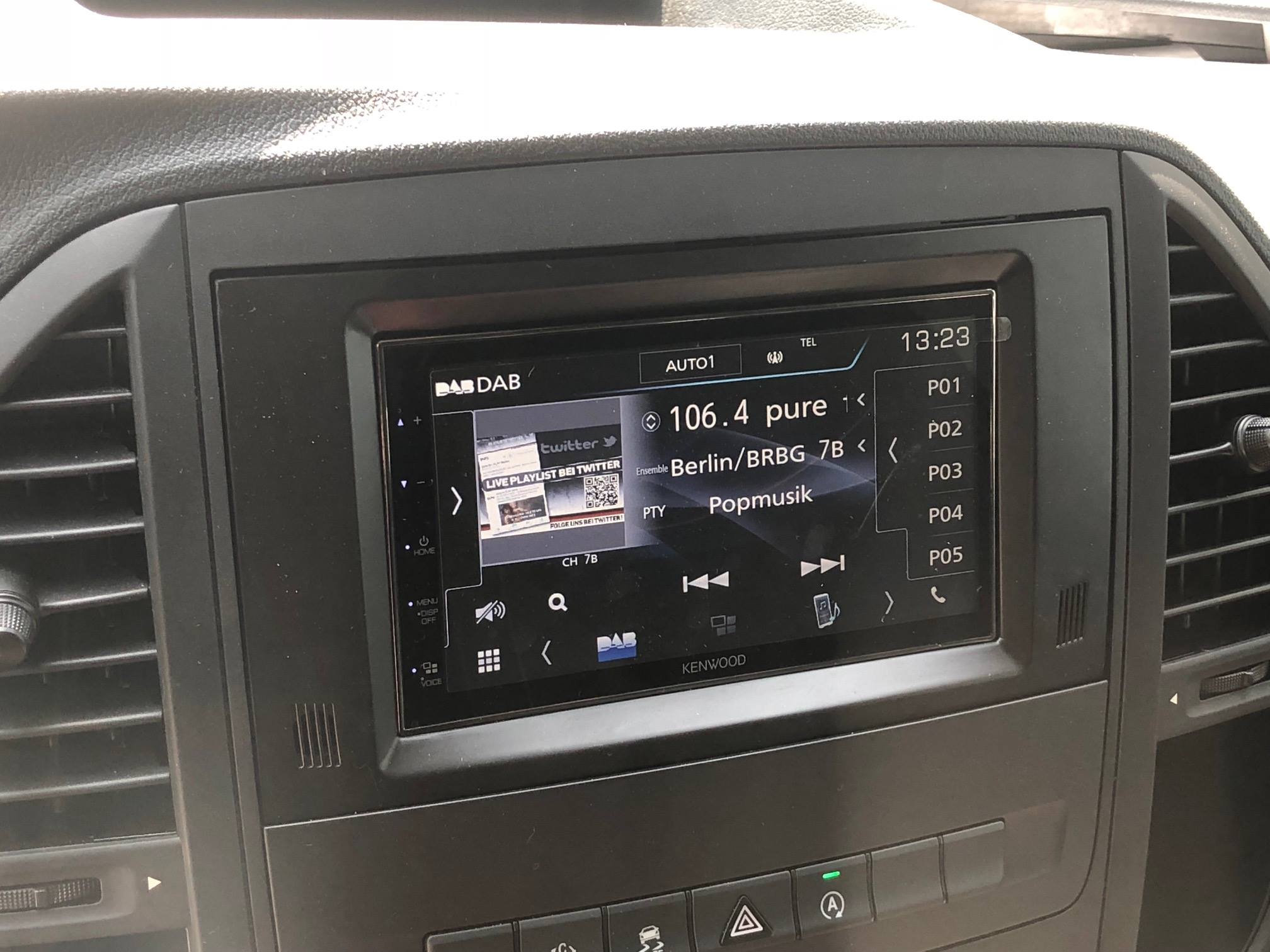 Kenwood DAB+ Display – Mercedes Vito W447 Marco Polo