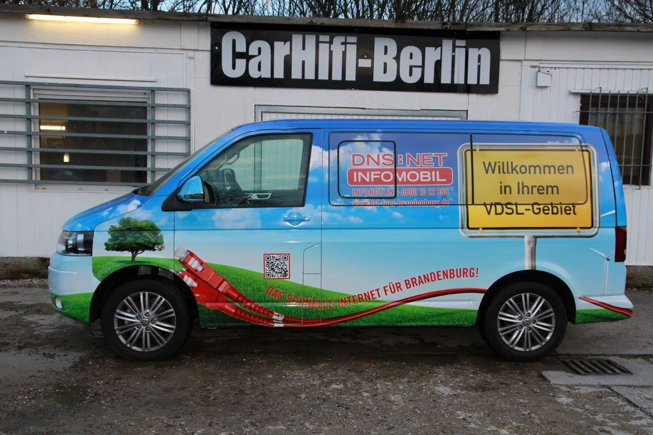 VW T5 Demofahrzeug für einen Telefonanbieter