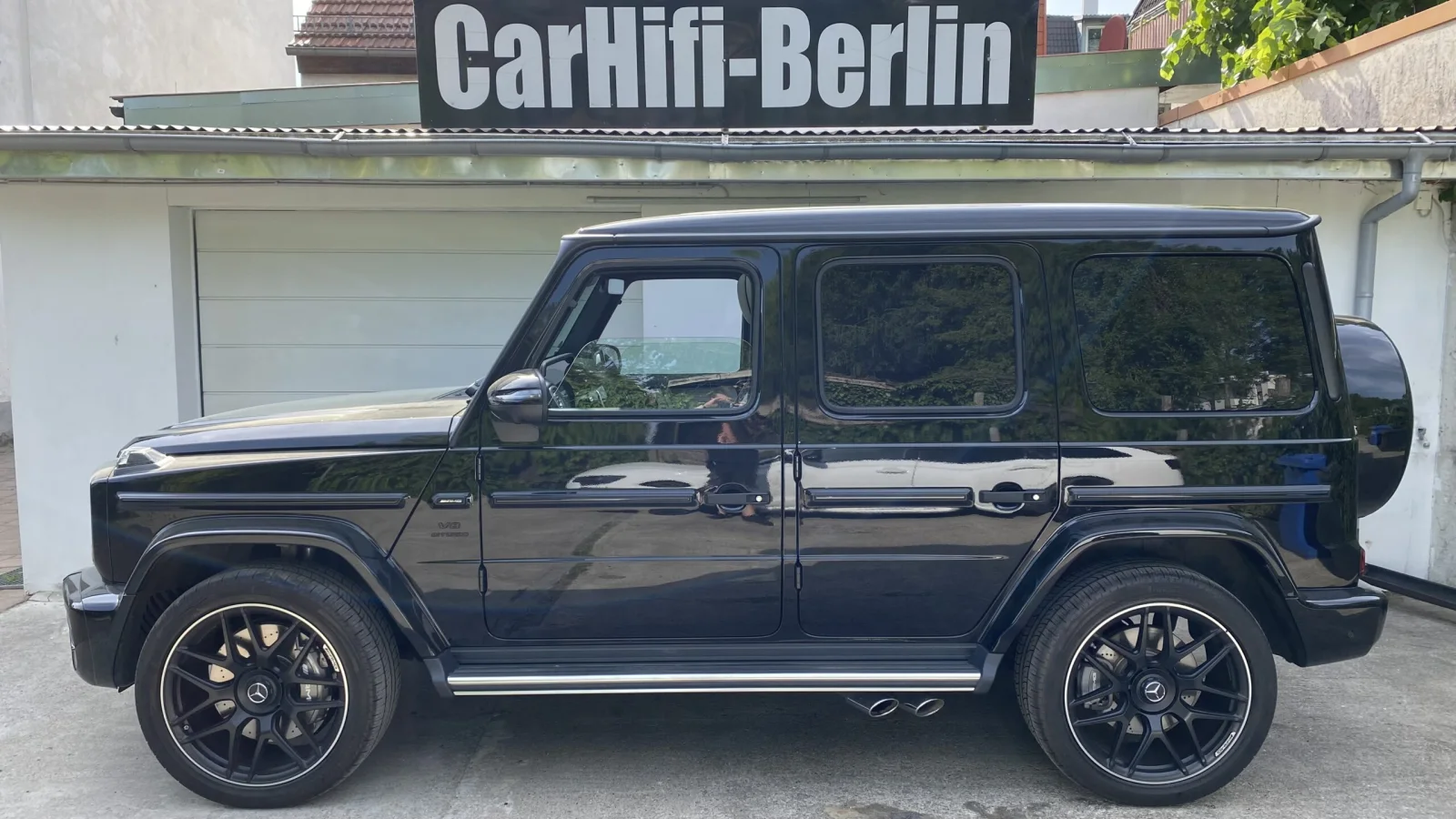 Mercedes G-Klasse AMG um einem Subwoofer erweitert