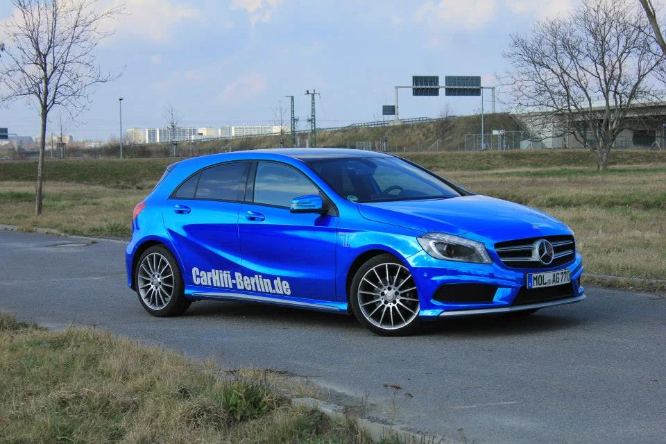 A-Klasse Chrome Folierung